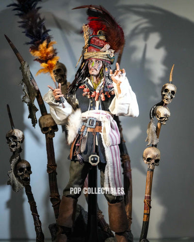 Hot Toys DX48 Pirates of the Caribbean: Dead Man's Chest - Pelegostos Chief Jack Sparrow 1/6th Scale Collectible