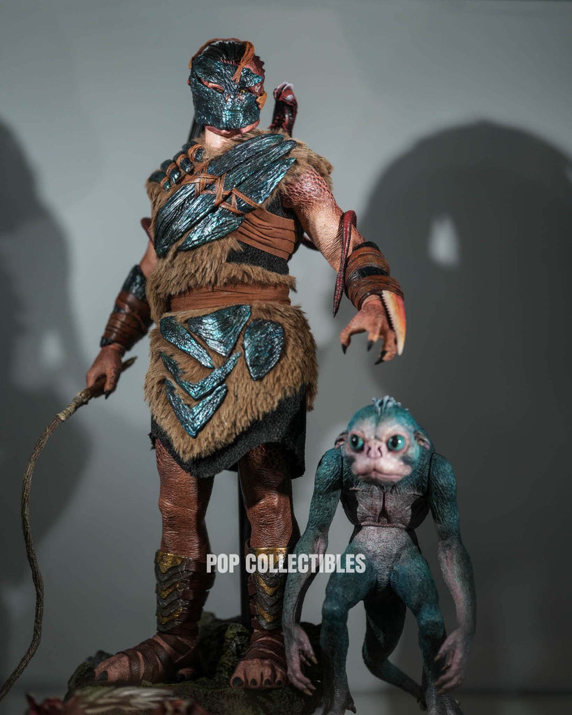 Preorder! Hot Toys MMS873 Predator: Badlands - 1/6th scale Dek (Bone Bison Armor) and Bud Collectible Set