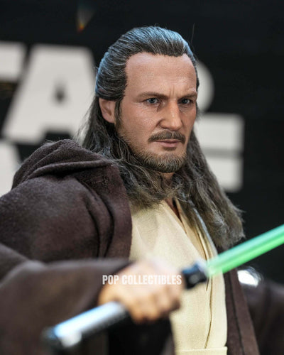 Preorder! Hot Toys MMS881AE Star Wars: The Phantom Menace 1/6th scale Qui-Gon Jinn Collectible Figure (Artisan Edition) [Hot Toys Exclusive]