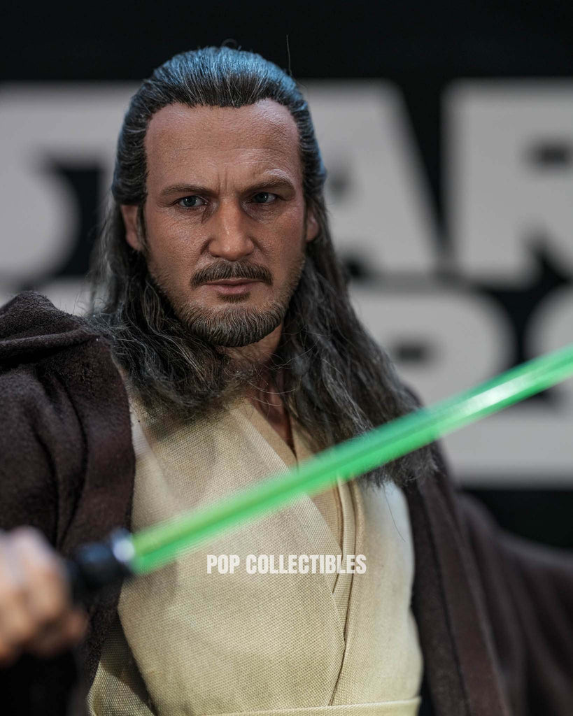 Preorder! Hot Toys MMS881AE Star Wars: The Phantom Menace 1/6th scale Qui-Gon Jinn Collectible Figure (Artisan Edition) [Hot Toys Exclusive]