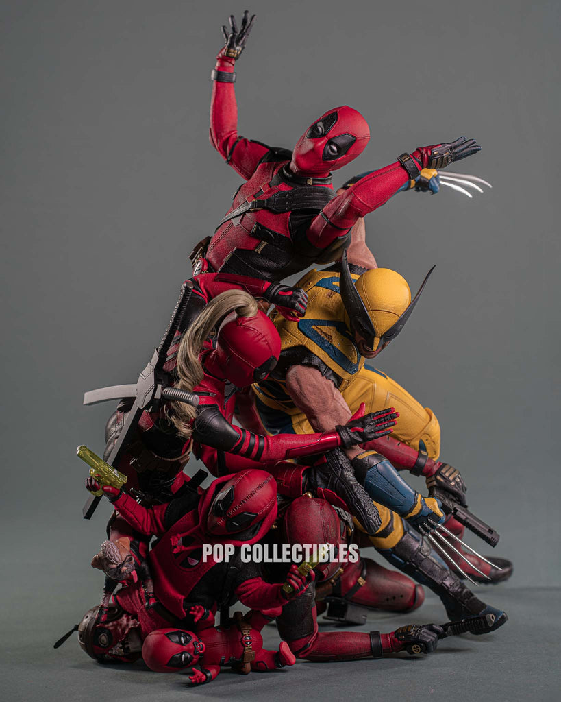 Hot Toys MMS754 Deadpool and Wolverine: Wolverine 1/6 Scale Collectible Figure Deluxe Edition