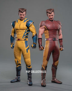 Hot Toys MMS831 Deadpool & Wolverine - Wolverine (Classic Brown and Tan) 1/6th Scale Collectible Figure [Hot Toys Exclusive]