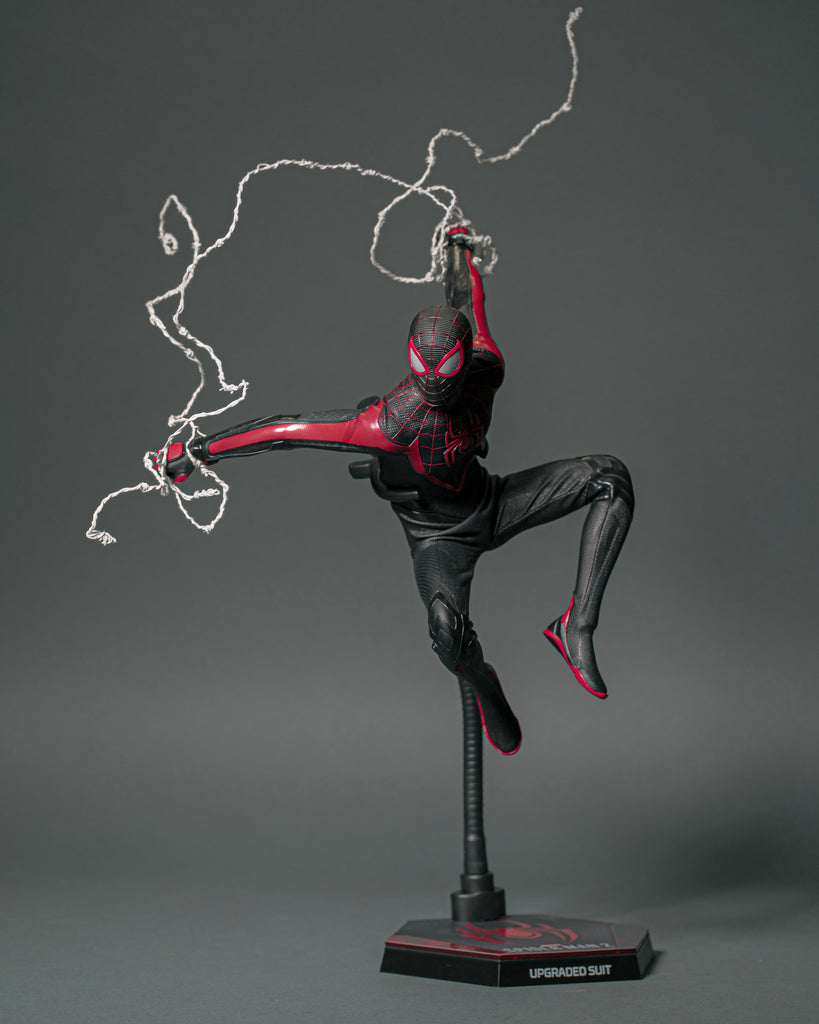 Hot Toys  VGM55 Marvel’s Spiderman 2 – Miles Morales (Upgraded Suit) 1/6 Scale Collectible Figure (Limited 300 Pieces In Hong Kong)