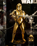 Hot Toys MMS735 Star Wars Clone Trooper Gold Chrome Version 1/6 Scale Collectible Figure Exclusive Edition