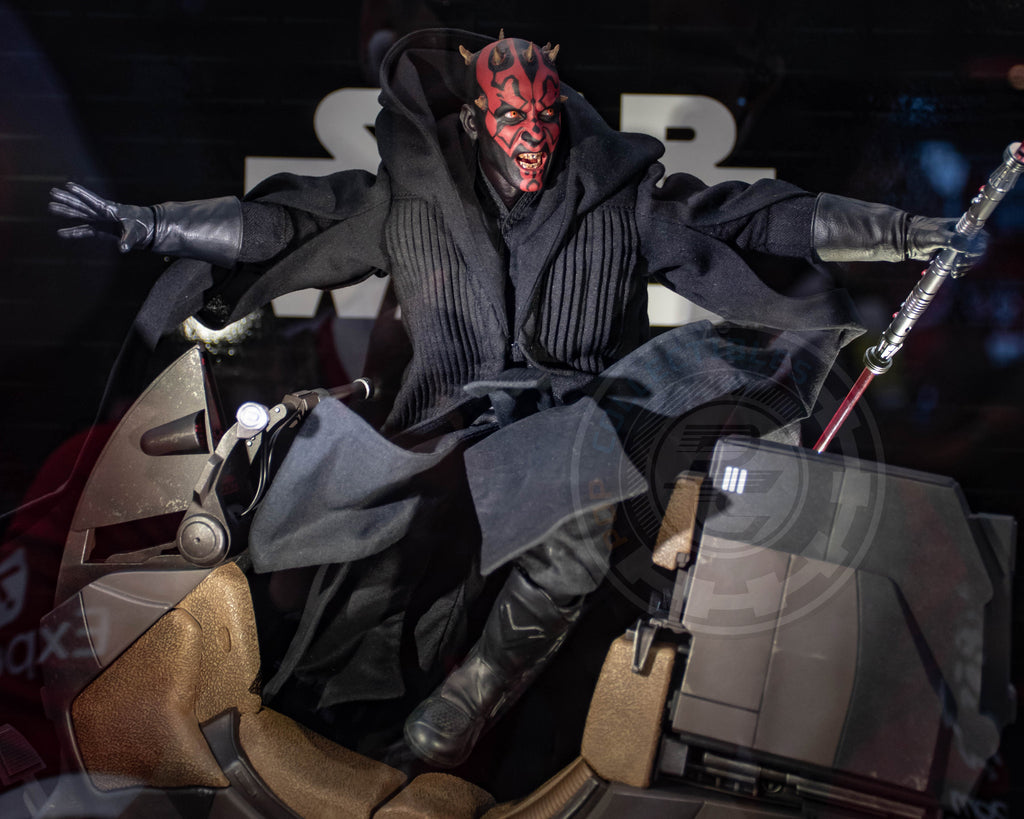 Preorder! Hot Toys MMS749B Star Wars Episode I The Phantom Menace Darth Maul with Sith Speeder 1/6th Scale Collectible Set Exclusive Edition