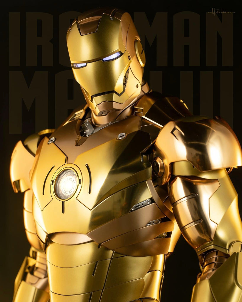 Hot Toys QS024 Iron Man – Iron Man Mark III (Golden Color Version