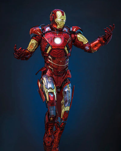 Hot Toys MMS870D82 The Avengers Iron Man Mark VII (Exo-Chrome Clear Version) 1/6th scale Collectible Figure