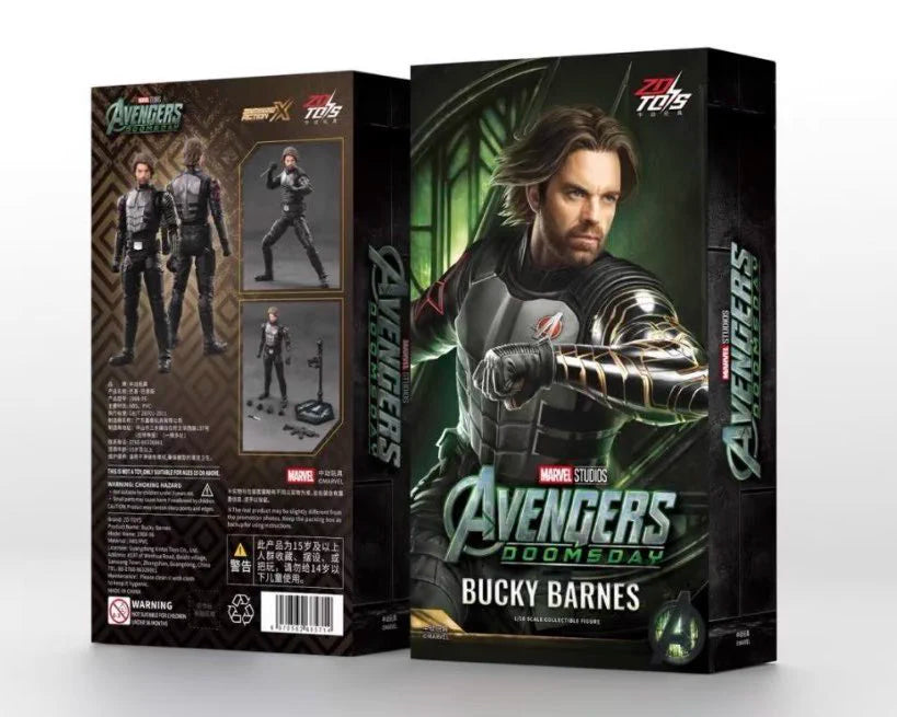 ZD Toys Infinity Action X Series  MARVEL Avengers Doomsday: Bucky Barnes 1/10 scale Collectible Figure
