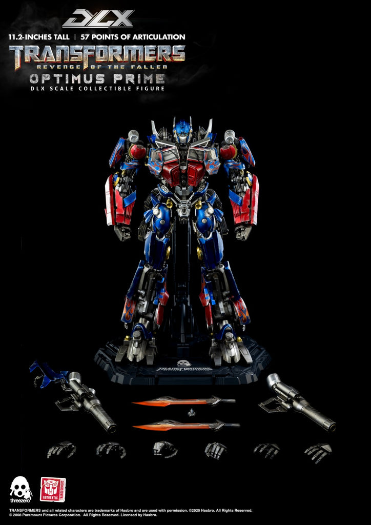 Threezero Transformers: Revenge of the Fallen DLX Optimus Prime