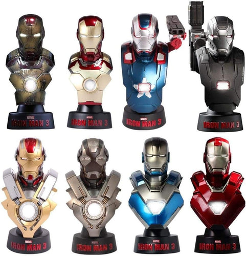 Hot Toys HTB14-20 Iron Man 3 Busts 1/6 Deluxe Set of 8