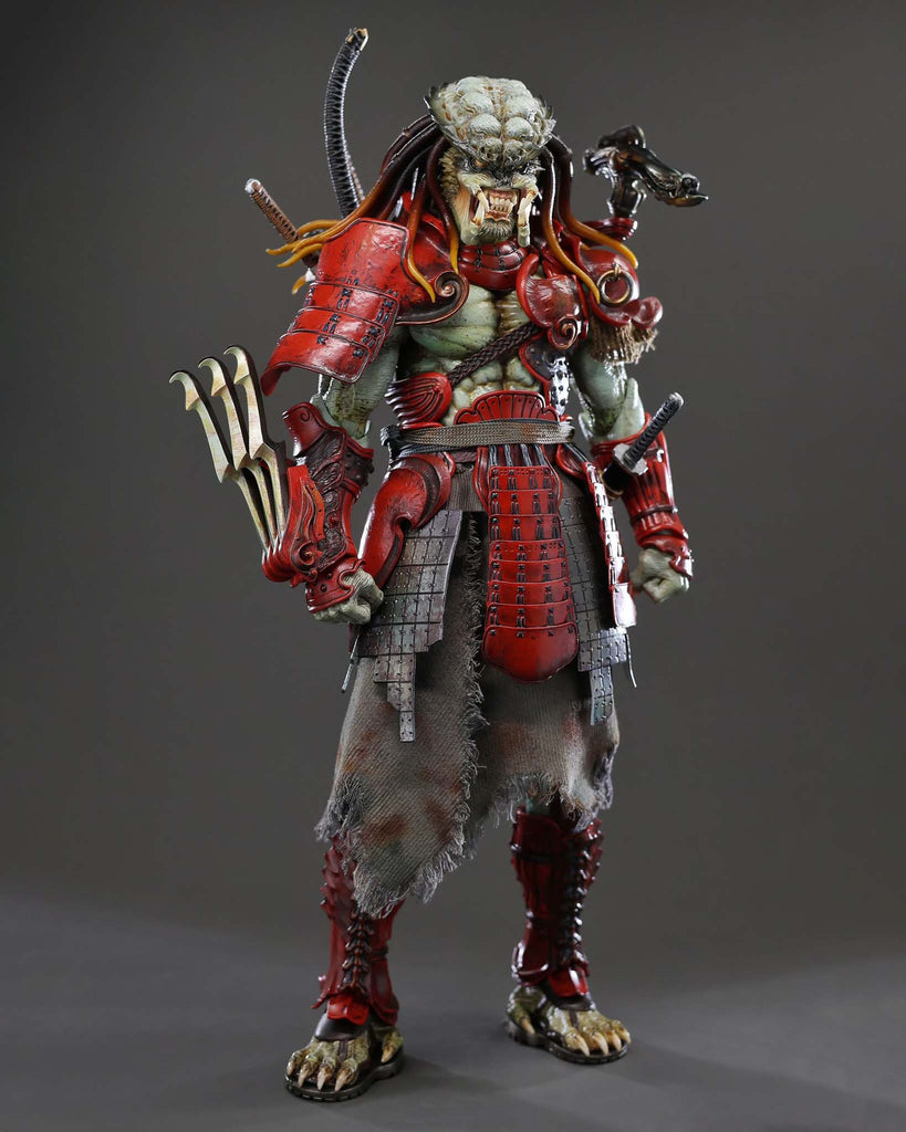 Hot Toys AC06B Alien vs Predator 1/6th Scale Akaoni Samurai Predator Collectible Figure Special Edition