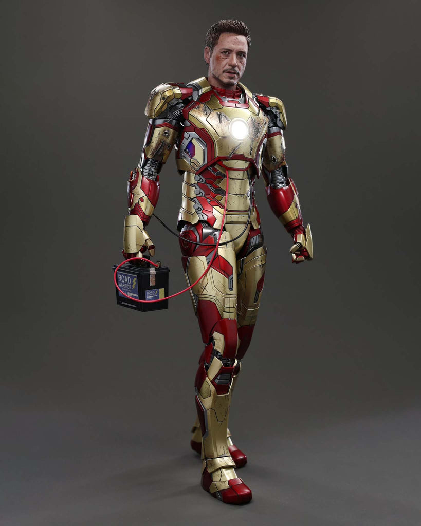 Hot Toys MMS759D66B Marvel Ironman 3 Ironman Mark 42 (2.0) 1/6 Scale Collectible Figure (Deluxe Version) Special Edition