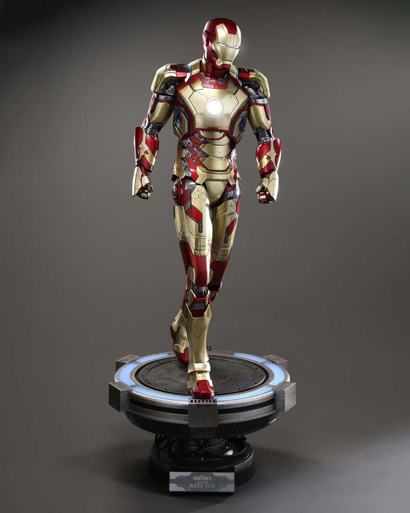 Hot Toys MMS759D66B Marvel Ironman 3 Ironman Mark 42 (2.0) 1/6 Scale Collectible Figure (Deluxe Version) Special Edition