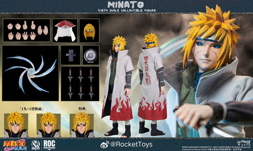Preorder! Rocket Toys ROC015 Minato Namikaze (Fourth Hokage Version) 1/6 scale Collectible Figure
