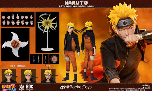 Preorder! Rocket Toys ROC012 Naruto Uzumaki Battle Damaged Version 1/6 scale Collectible Figure