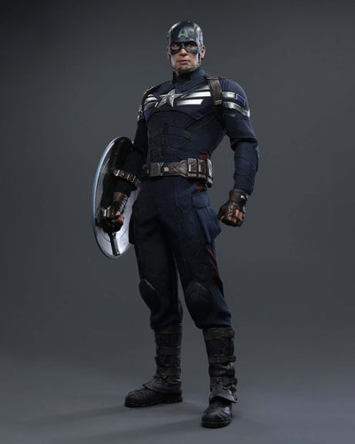 Hot Toys MMS783 Captain America: The Winter Soldier - Captain America (Stealth S.T.R.I.K.E. Suit) 2.0 1/6th Scale Collectible Figure