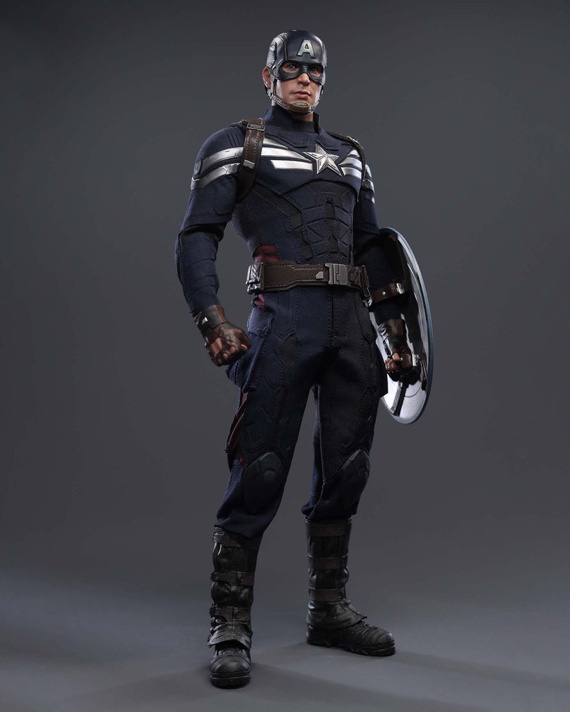 Hot Toys MMS783 Captain America: The Winter Soldier - Captain America (Stealth S.T.R.I.K.E. Suit) 2.0 1/6th Scale Collectible Figure