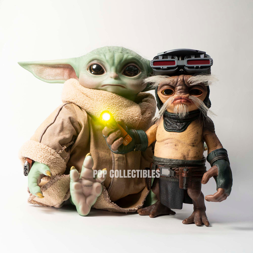 Hot Toys LMS016 Star Wars: The Mandalorian & Grogu Grogu Life-Size Collectible Figure