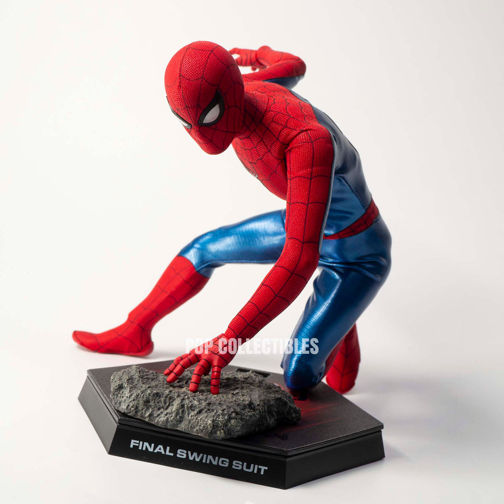 Hot Toy MMS862 Spider-Man: No Way Home 1/6th scale Spider-Man (Final Swing Suit) Collectible Figure (Movie Promo Edition) [Hot Toys Exclusive]