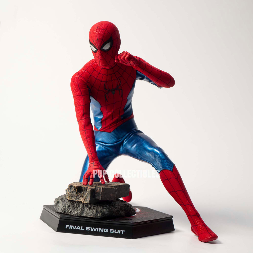 Hot Toy MMS862 Spider-Man: No Way Home 1/6th scale Spider-Man (Final Swing Suit) Collectible Figure (Movie Promo Edition) [Hot Toys Exclusive]