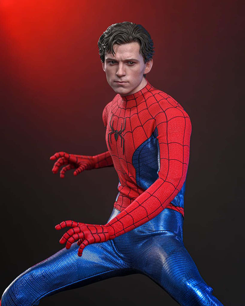 Hot Toy MMS862 Spider-Man: No Way Home 1/6th scale Spider-Man (Final Swing Suit) Collectible Figure (Movie Promo Edition) [Hot Toys Exclusive]