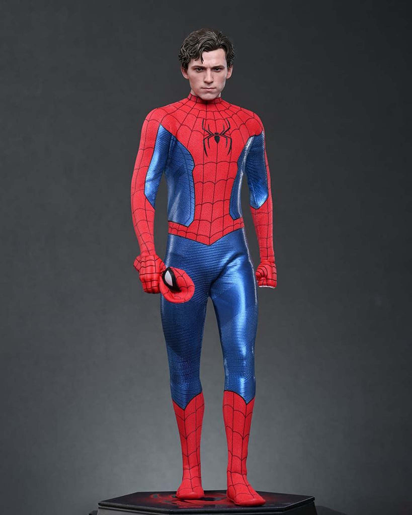 Hot Toy MMS862 Spider-Man: No Way Home 1/6th scale Spider-Man (Final Swing Suit) Collectible Figure (Movie Promo Edition) [Hot Toys Exclusive]