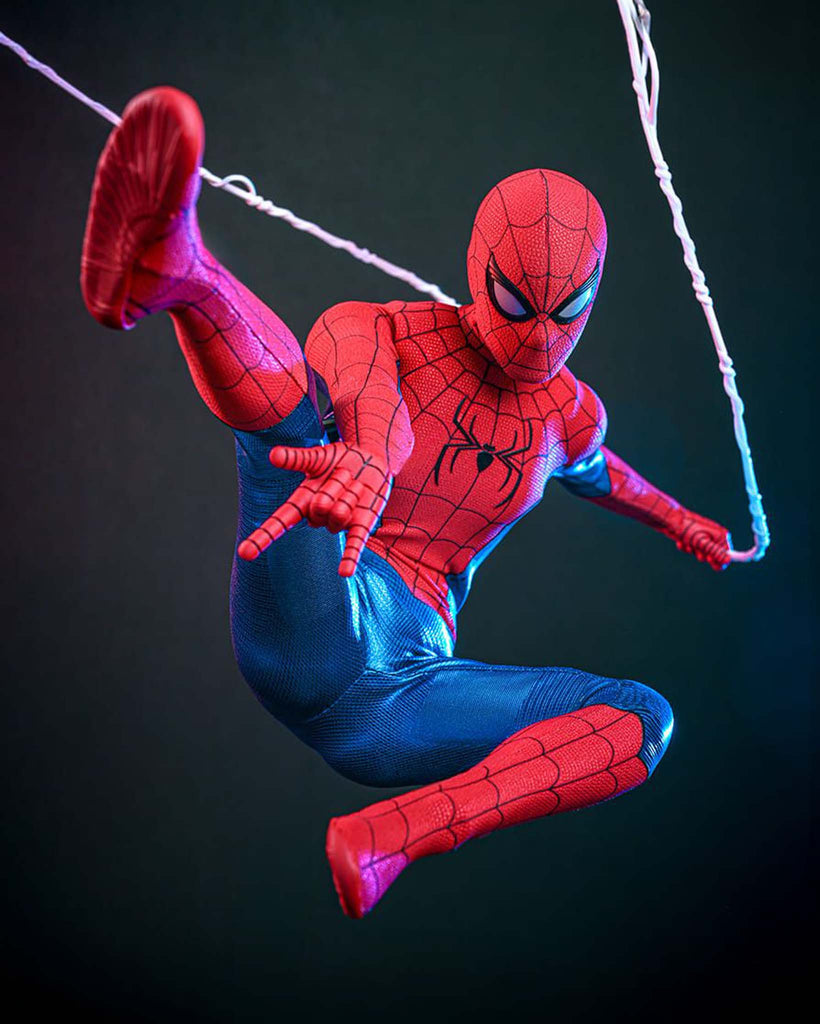 Hot Toy MMS862 Spider-Man: No Way Home 1/6th scale Spider-Man (Final Swing Suit) Collectible Figure (Movie Promo Edition) [Hot Toys Exclusive]