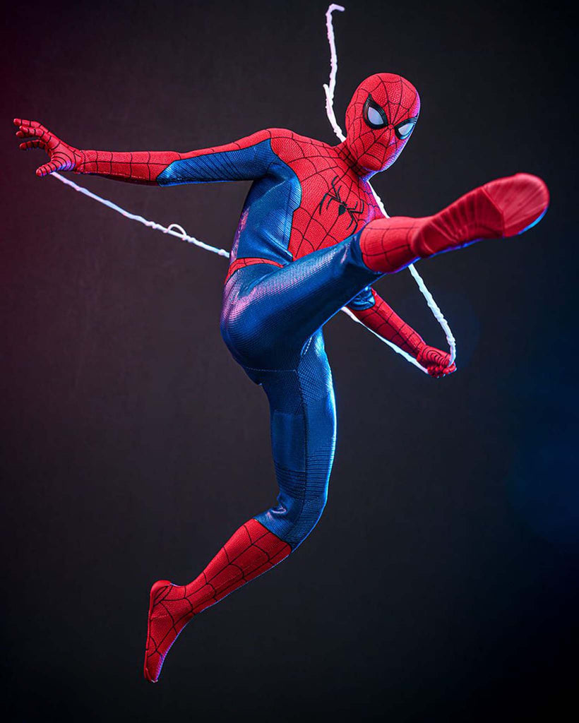 Hot Toy MMS862 Spider-Man: No Way Home 1/6th scale Spider-Man (Final Swing Suit) Collectible Figure (Movie Promo Edition) [Hot Toys Exclusive]