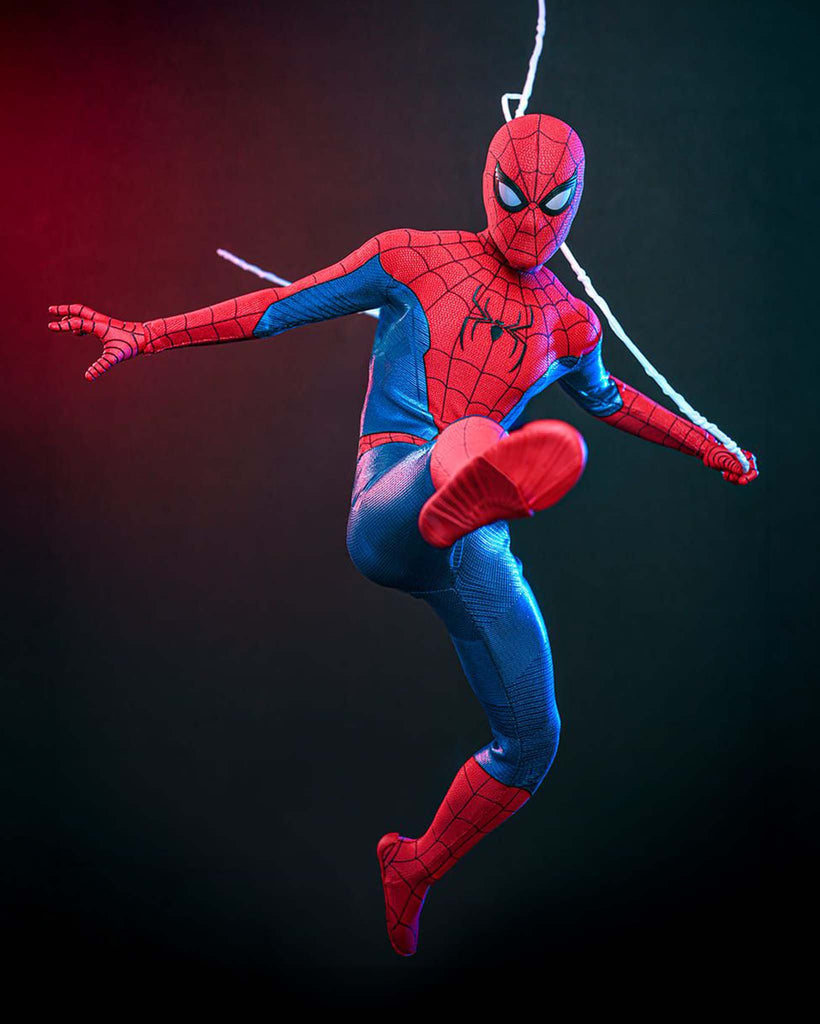 Hot Toy MMS862 Spider-Man: No Way Home 1/6th scale Spider-Man (Final Swing Suit) Collectible Figure (Movie Promo Edition) [Hot Toys Exclusive]