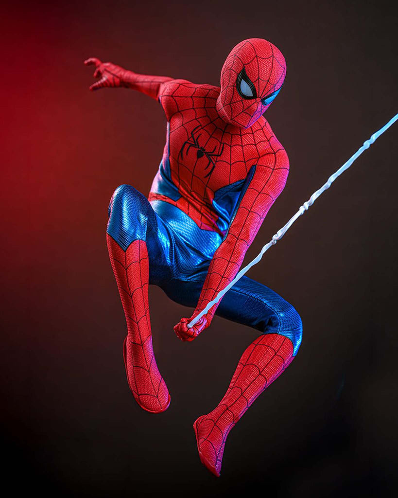 Hot Toy MMS862 Spider-Man: No Way Home 1/6th scale Spider-Man (Final Swing Suit) Collectible Figure (Movie Promo Edition) [Hot Toys Exclusive]