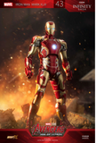 ZD Toys Iron Man Mark 43 MK43 1:10 figure LED light up Version