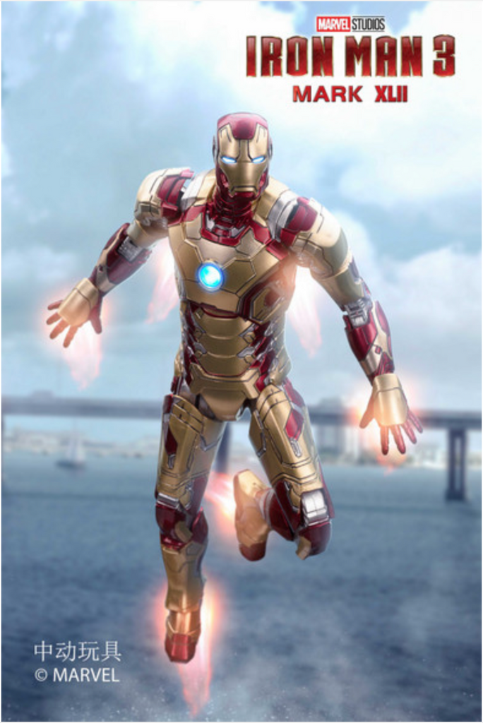 ZD Toys Iron Man 3 Mark 42 XLII MK42 LED Version)