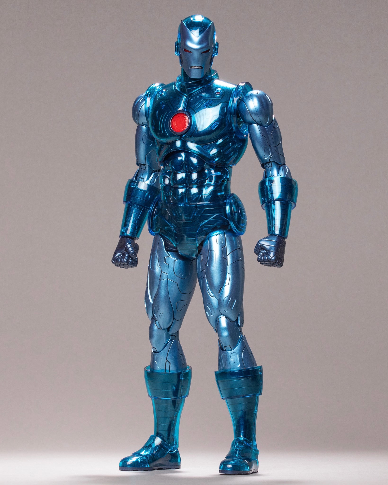 LCD 3D Printed and Magnetic Assembled Iron Man Action Figure - FacFox