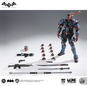 Preorder! U-P-Finegures (LPZZ)「良品制造」DC002 Batman Arkham Knight Deathstroke 1/12 scale Action Figure