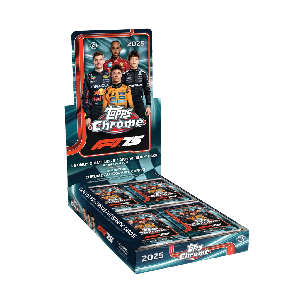 その他 2025 Topps Chrome Formula 1 Hobby Box F1 2025 Topps Chrome Formula 1 Hobby Box – Pop Collectibles