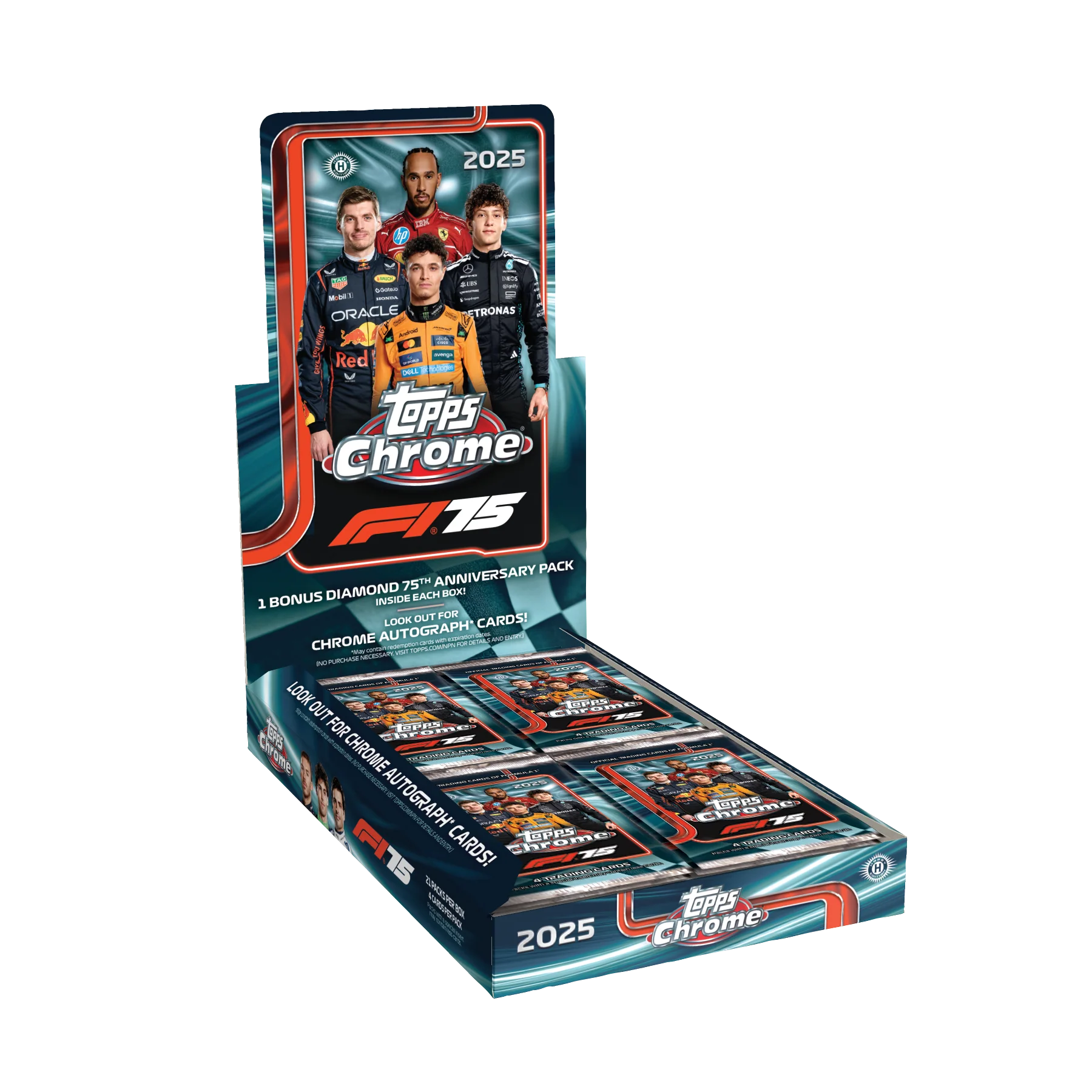 その他 2025 Topps Chrome Formula 1 Hobby Box F1 2025 Topps Chrome Formula 1 Hobby Box – Pop Collectibles