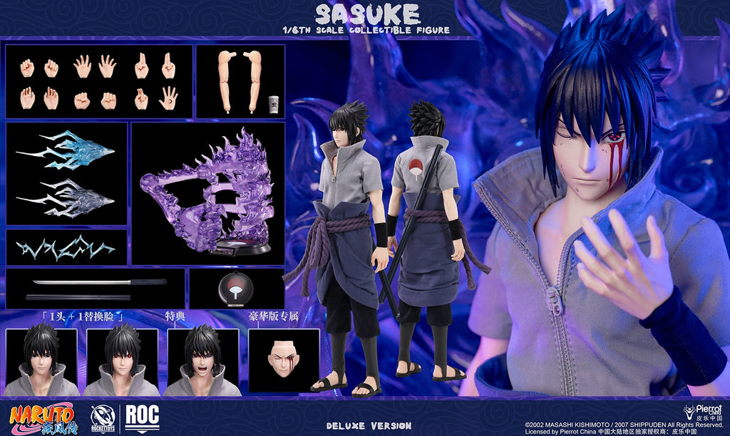 Preorder! Rocket Toys ROC018 Sasuke Uchiha 1/6 Scale Collectible Figure  (Deluxe Version)