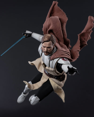 Hot Toys TMS095 Star Wars The Clone Wars Obi Wan Kenobi 1/6 Scale Collectible Figure