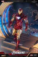 ZD Toys Avengers Iron Man Mark VI & Suit-Up Gantry 1:10 Scale Scale Collectible Figure Set (Non-Light Up Function)