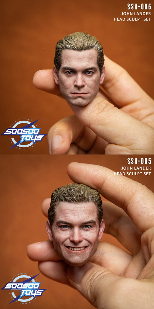 Preorder! Soosootoys SSH005 1/6 John Lander Headsculpt Duo Set