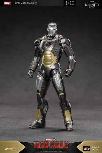 ZD Toys Iron Man 3 Iron Man Mark 12 1/10th Scale Collectible Figure