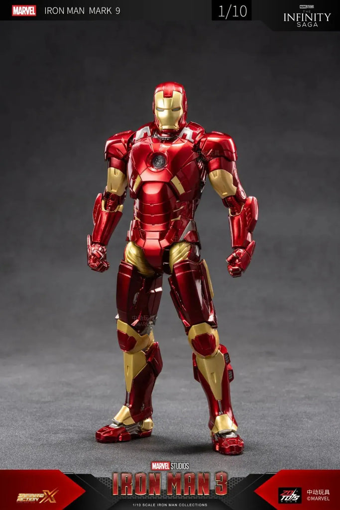 ZD Toys Iron Man 3 Iron Man Mark 9 1/10th Scale Collectible Figure