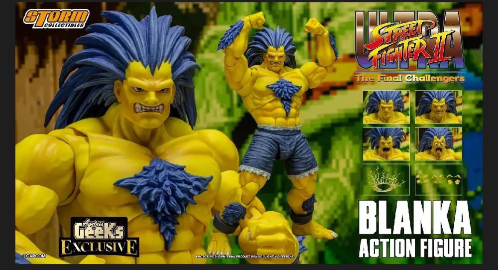Storm Collectibles Ultra Street Fighter II: The Final Challengers Blanka (Player 2 Ver.) 1/12 Scale Action Figure