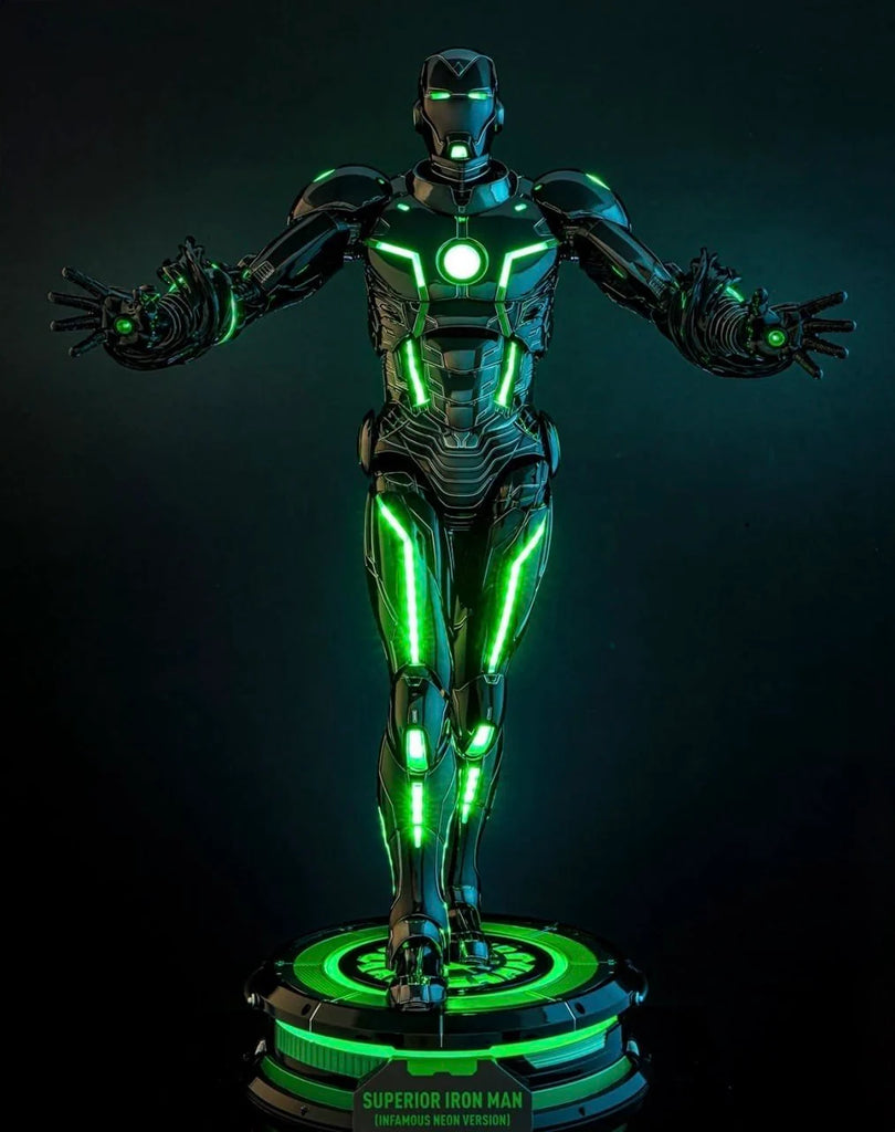 Hot Toys CMS036D83 Marvel Comics Superior Iron Man (Infamous Neon Version) [Hot Toys Exclusive] 1/6th scale Collectible Figure
