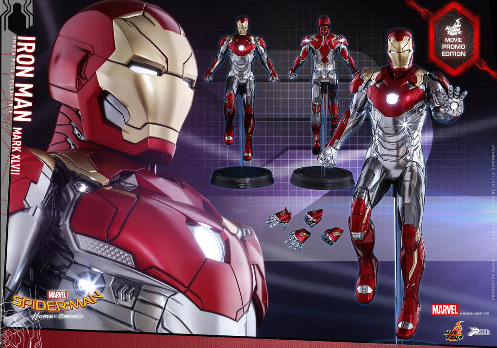 Hot Toys PPS004 Marvel Spider Man Homecoming Power Pose 1/6th scale Iron Man Mark XLVII