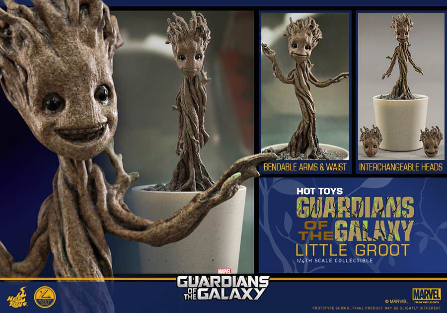 Hot Toys QS004 Guardians of the Galaxy Little Groot 1/4th scale Collectible Figure