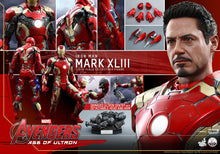 Load image into Gallery viewer, Hot Toys QS005 Avengers Age of Ultron Iron Man Mark XLIII 1/4th scale Collectible Figure