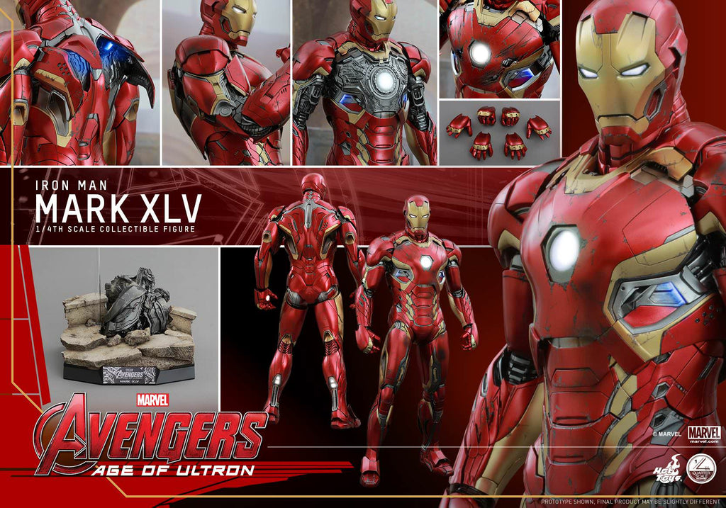 Hot Toys QS006 Avengers : Age of Ultron Iron Man Mark XLV 1/4th scale Collectible Figure
