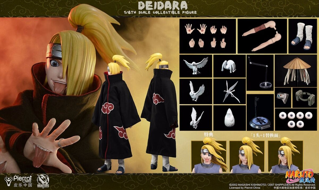 Rocket Toys ROC008 Naruto Shippuden Deidara 1/6 Scale Collectible Figure