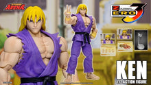 Load image into Gallery viewer, Storm Collectibles Street Fighter Alpha 3 Ken Masters V-ISM Purple Ver. 1/12 Action Figure Exclusive